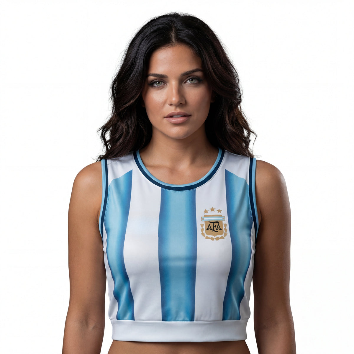 Argentina Cropped Woman World Cup 2026