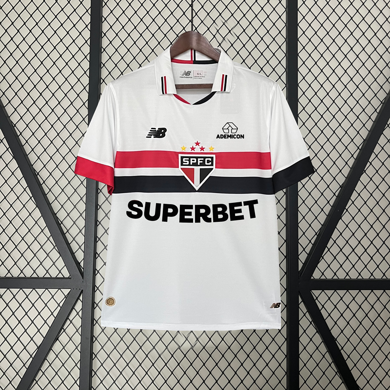 Jersey 2024∕25 sao paulo home+All sponsors