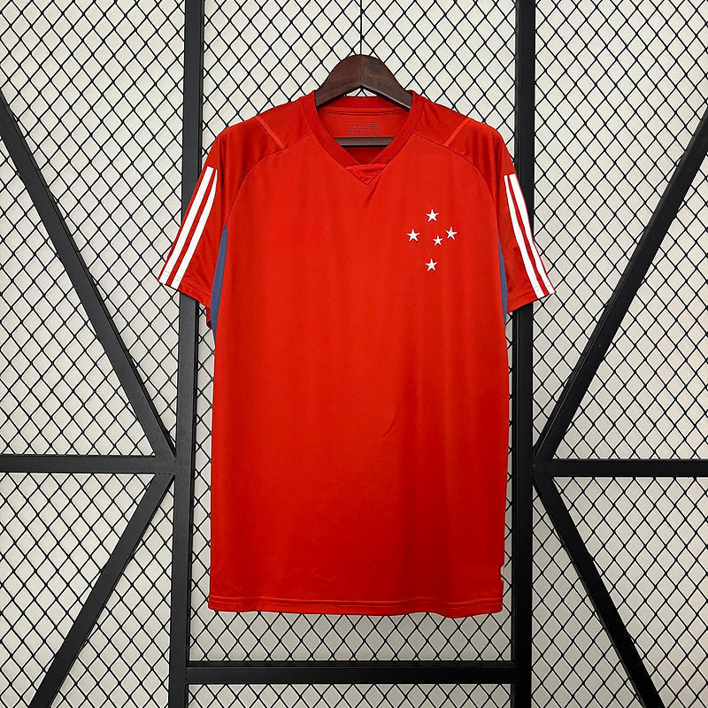 Jersey 24∕25 Cruzeiro Training Wear Red All sponsors