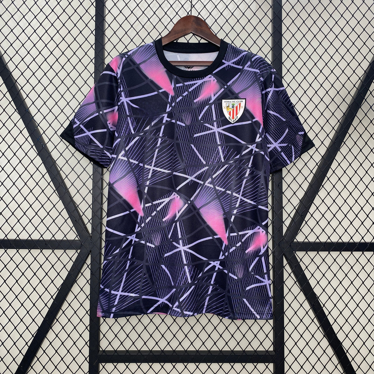 Jersey Athletic Bilbao 24/25 - Roxo e Rosa