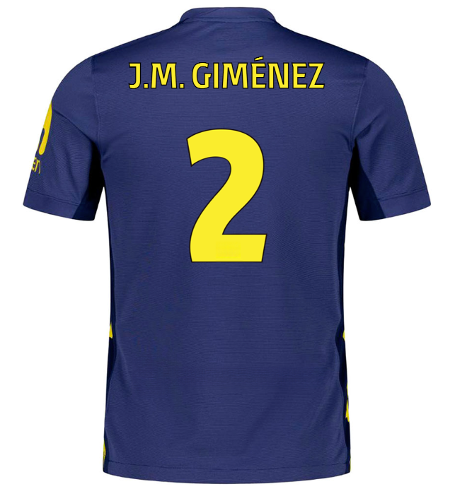 Jersey Atletico de Madrid 25/26 Away #2 J.M. Giménez