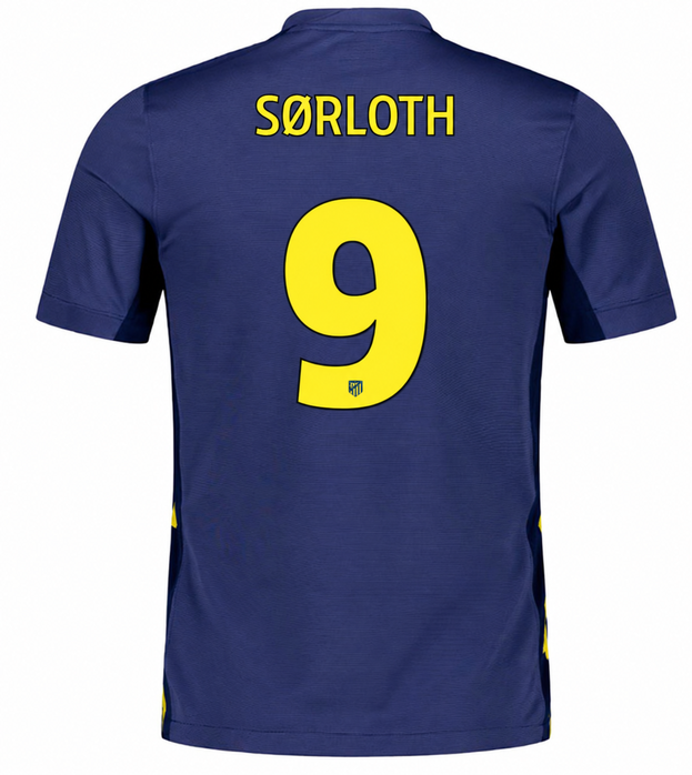 Jersey Atletico de Madrid 25/26 Away #9 SØRLOTH