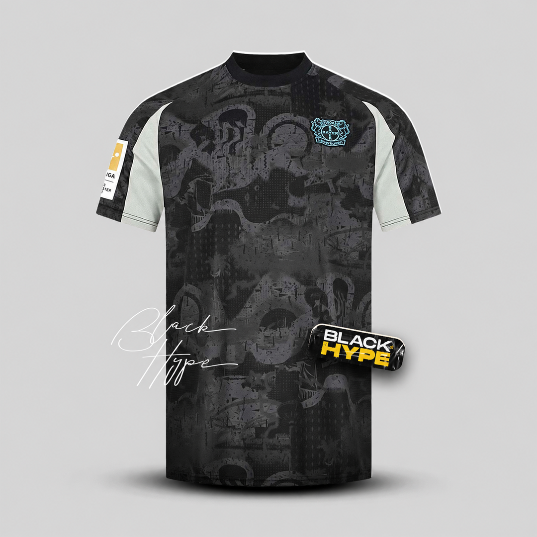 Jersey Bayer Leverkusen II 24/25 - Cinza e preto