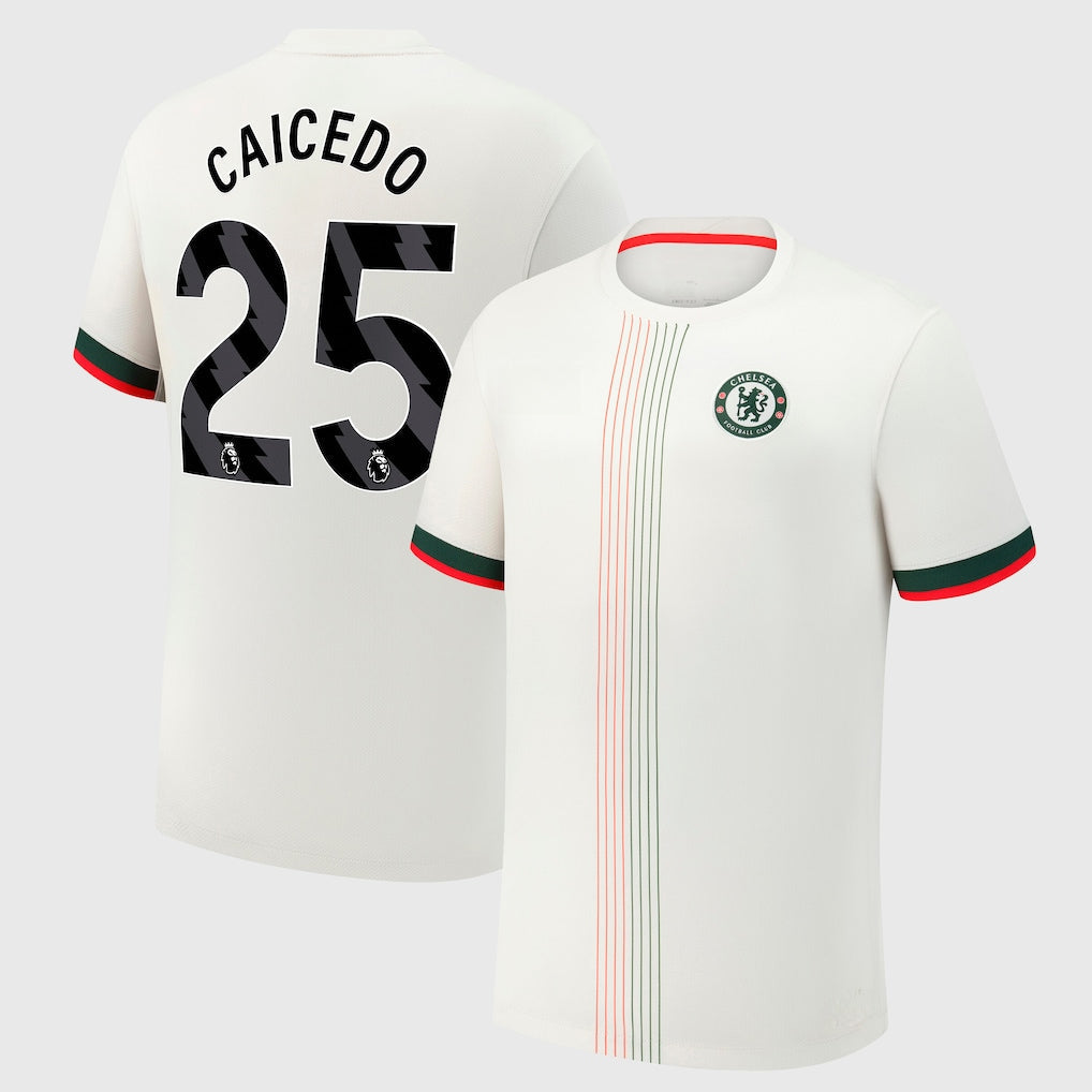 Jersey Chelsea 25/26 Away #25 Caicedo