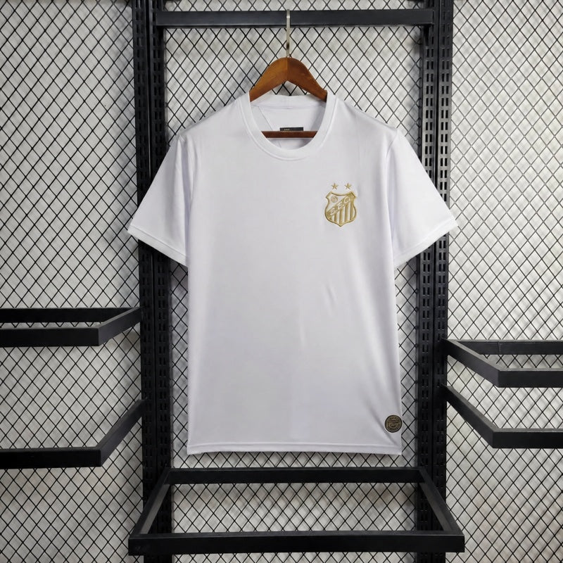 Jersey Comemorativa Santos 25/26 Pelé 1.000 Gols - Branco