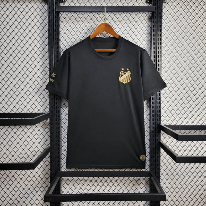 Jersey Comemorativa Santos 25/26 Pelé 1.000 Gols - Preto