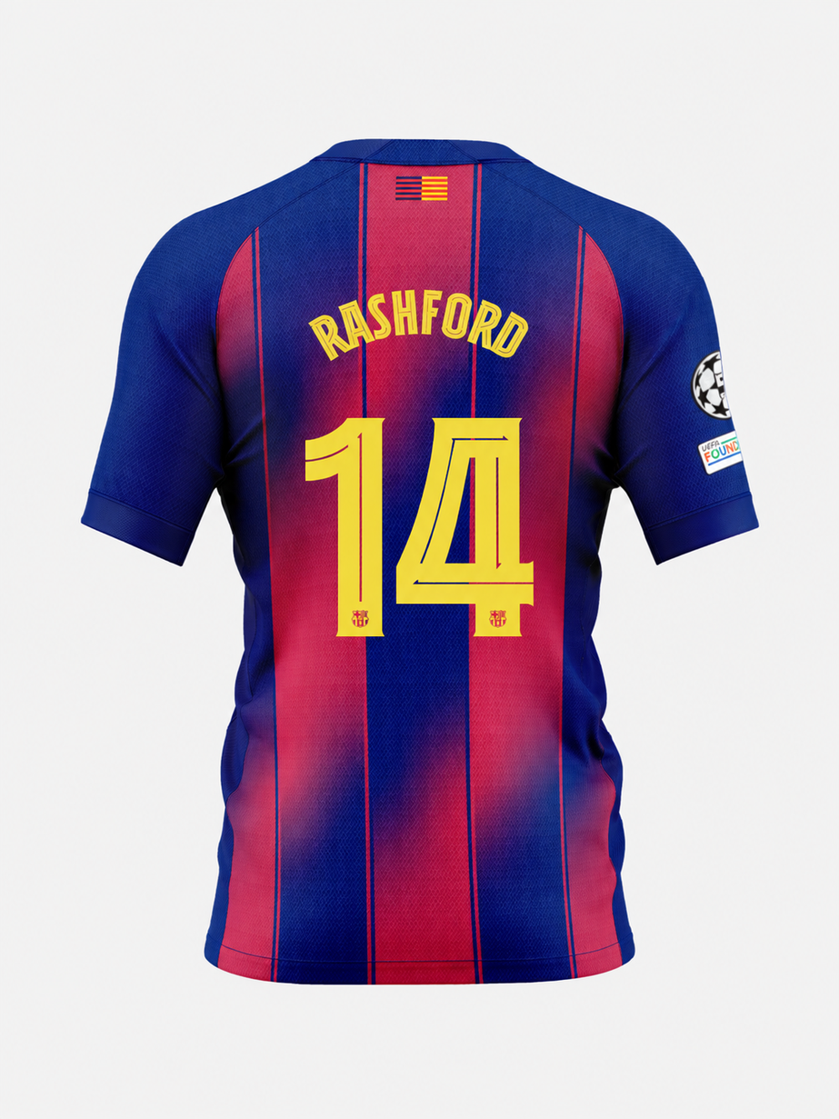 Jersey Home FC Barcelona 25/26 #14 RASHFORD