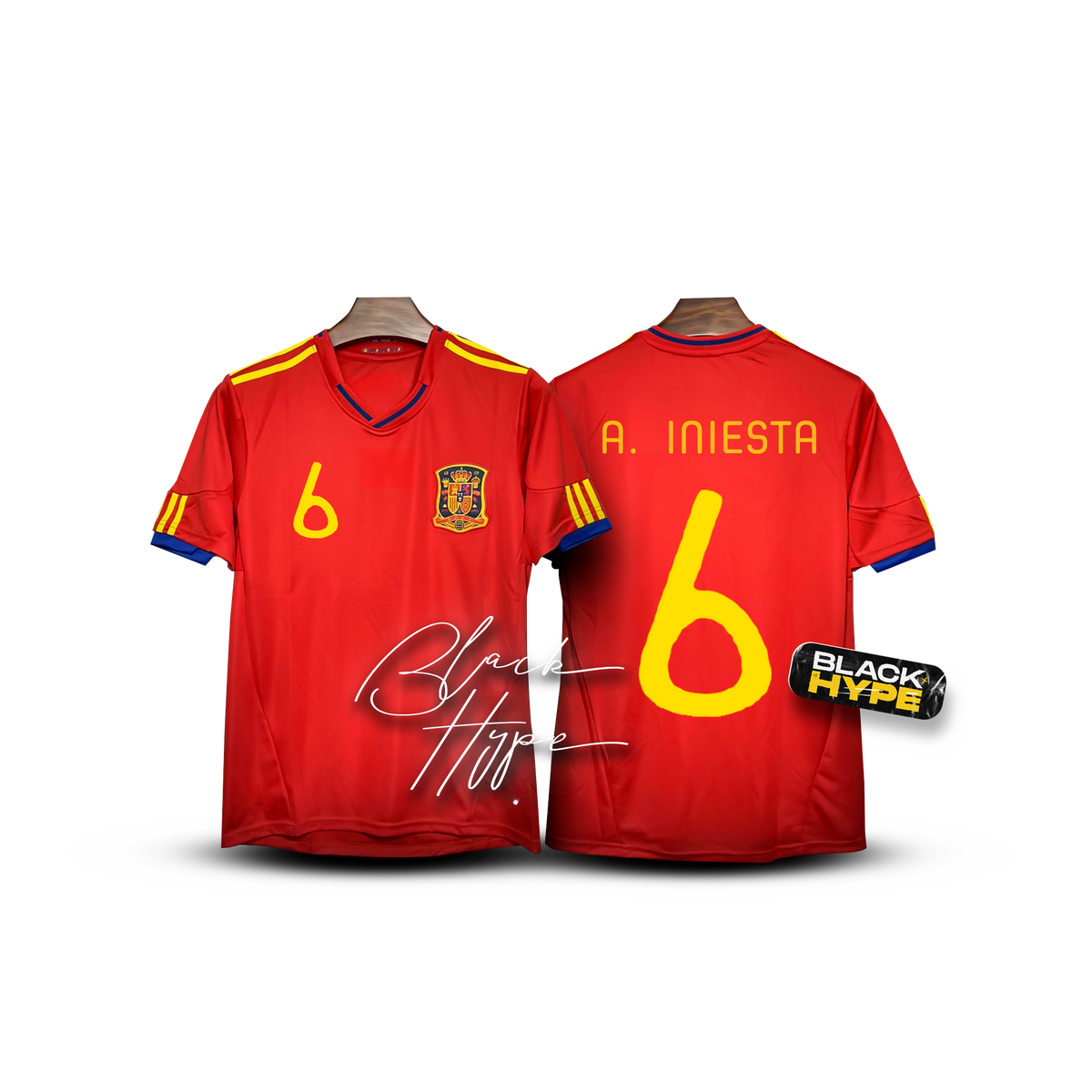 Jersey Iniesta Spain 2010 Legend