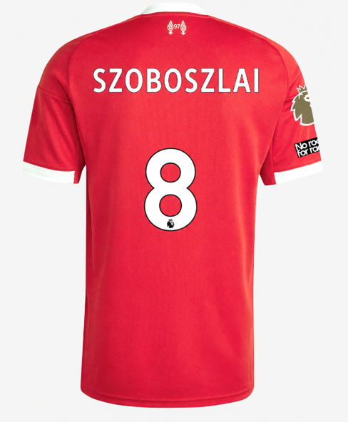 Jersey Liverpool 25/26 Home #8 SZOBOSZLAI