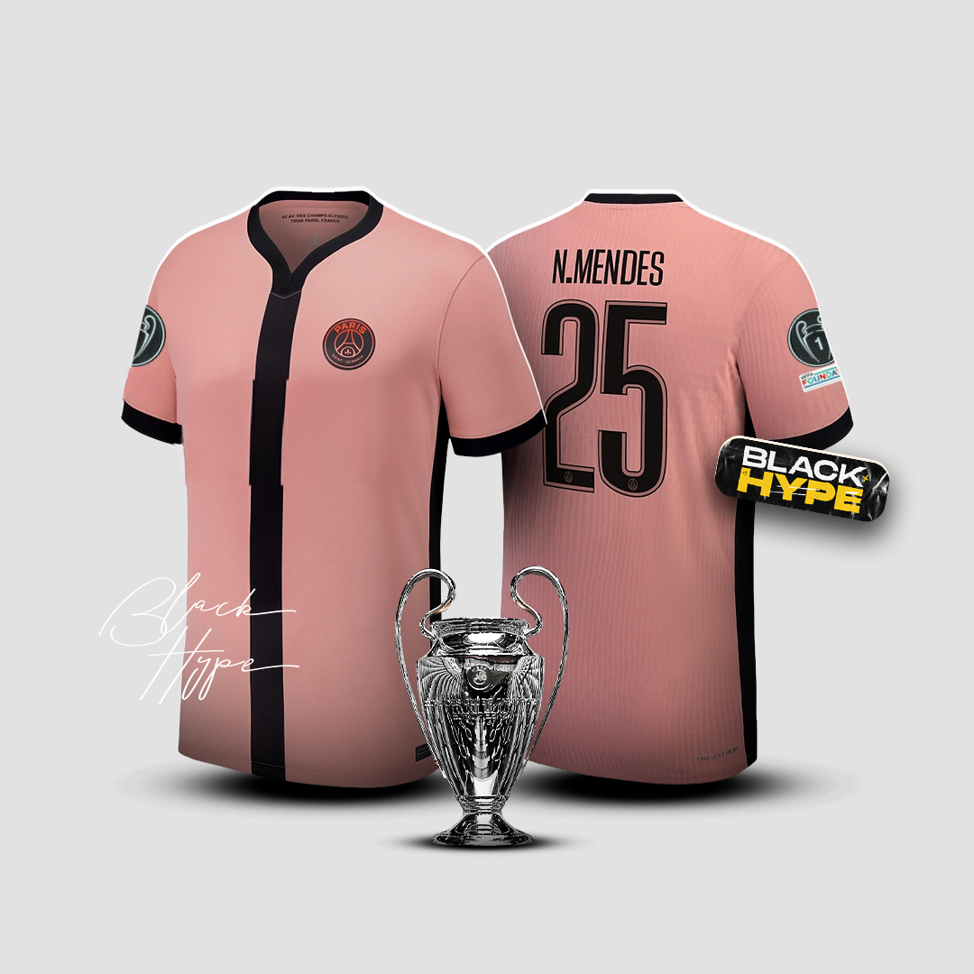 Jersey Nuno Mendes PSG 24/25 Third - Champions League