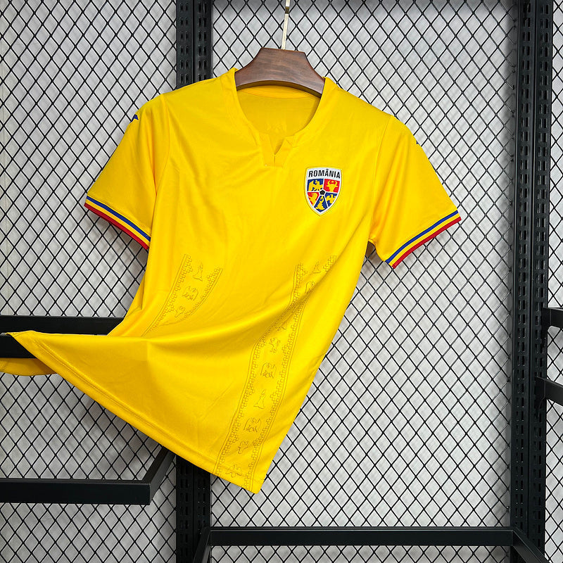 Jersey Seleção Romania l - 24/25 - Amarelo