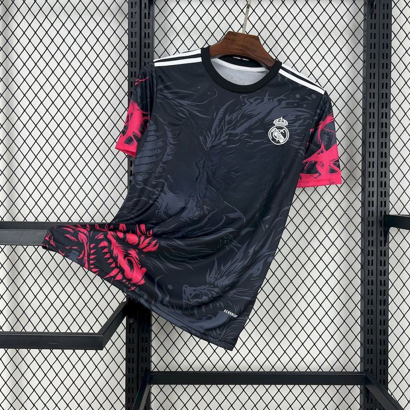 Real Madrid 2024∕25 Black Red Dragon Jersey S-XXL(2745)