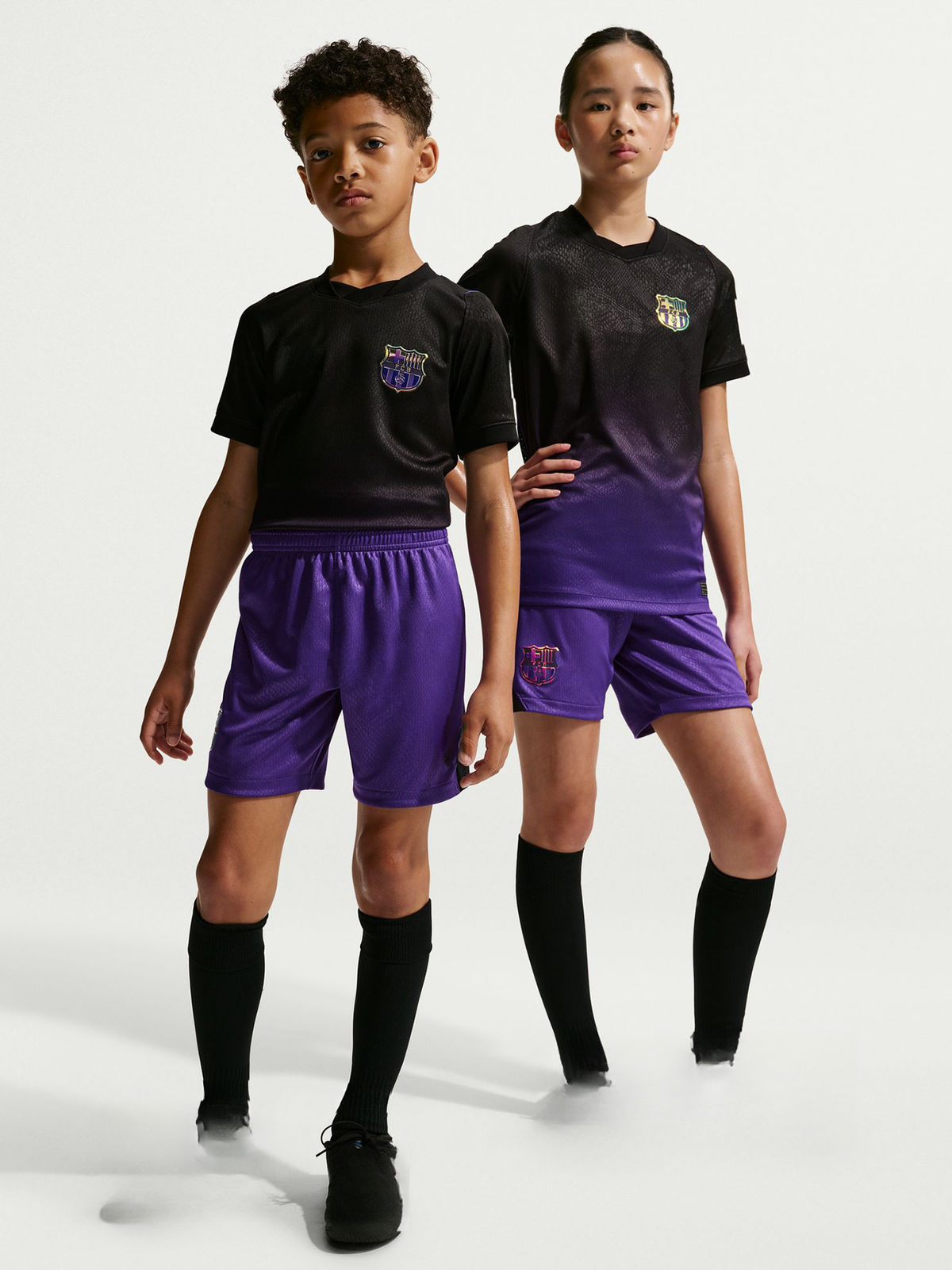 Kids Barcelona Shorts Away 26/27