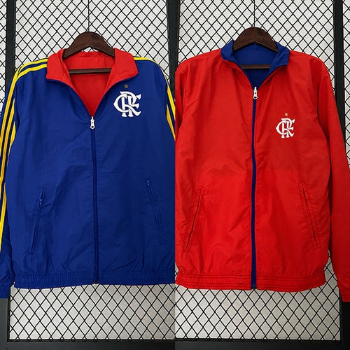 Corta Vento Flamengo Dupla Face Azul/Vermelho