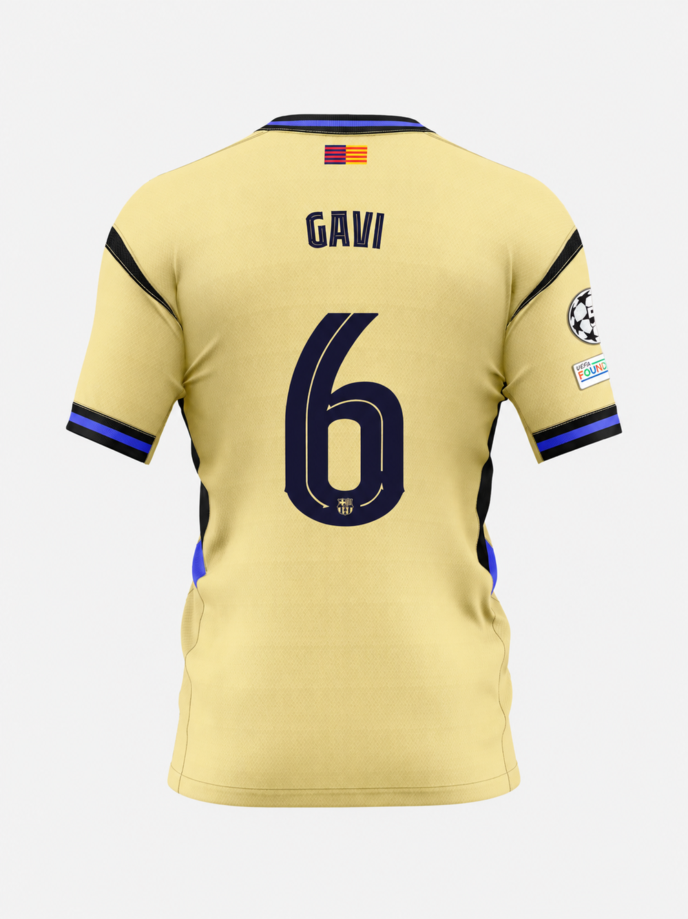 Jersey Away FC Barcelona 25/26 #6 GAVI