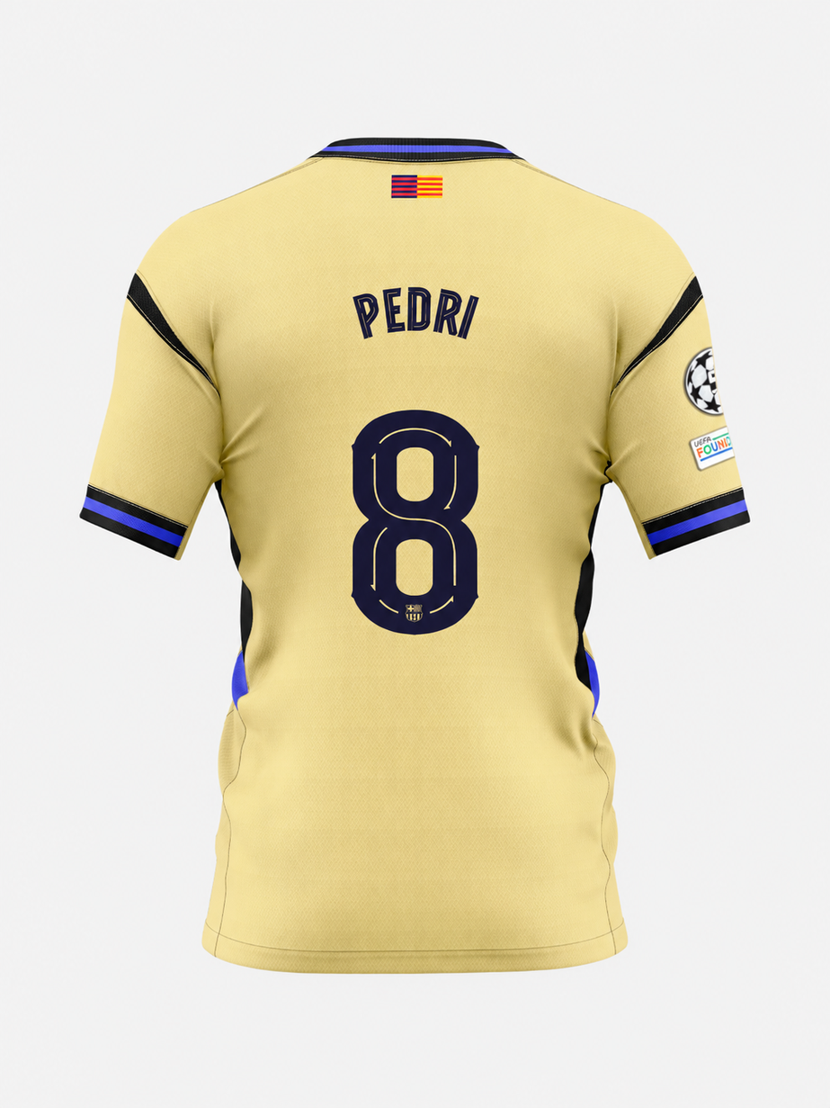 Jersey Away FC Barcelona 25/26 #8 PEDRI