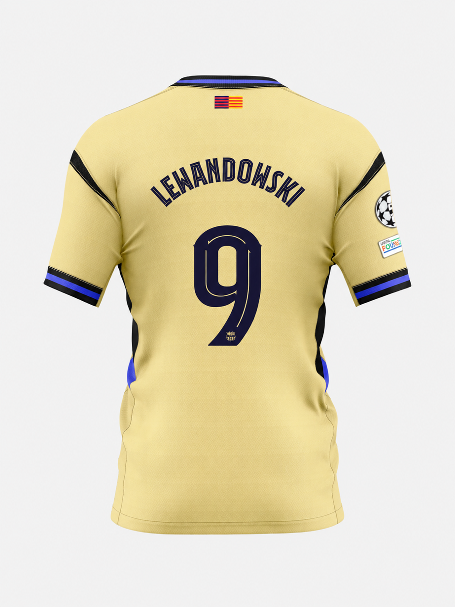 Jersey Away FC Barcelona 25/26 #9 LEWANDOWKSI