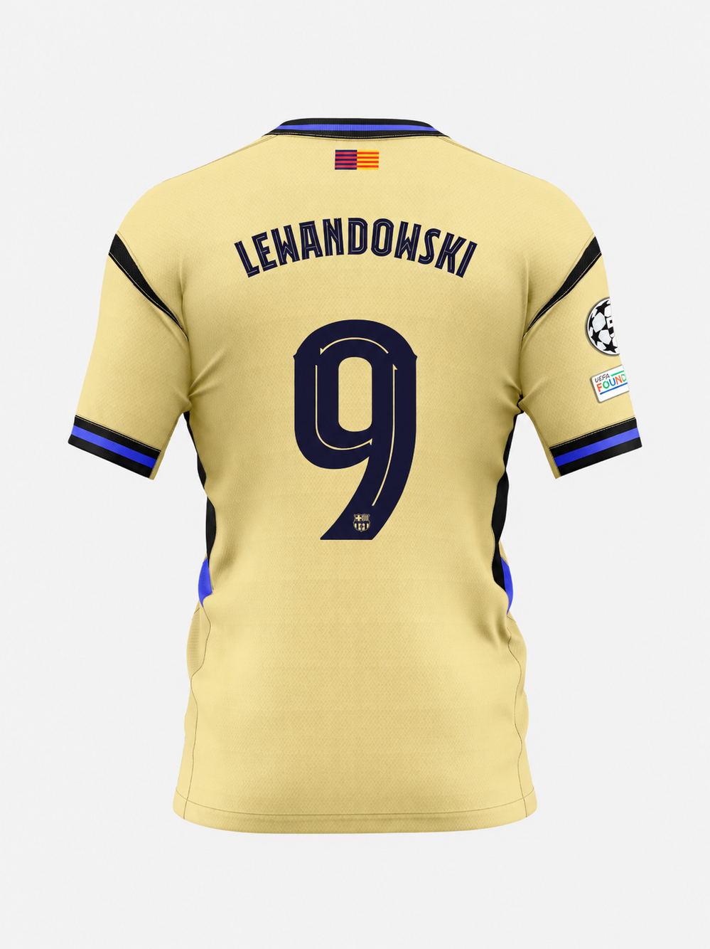 Jersey Away FC Barcelona 25/26 #9 LEWANDOWSKI