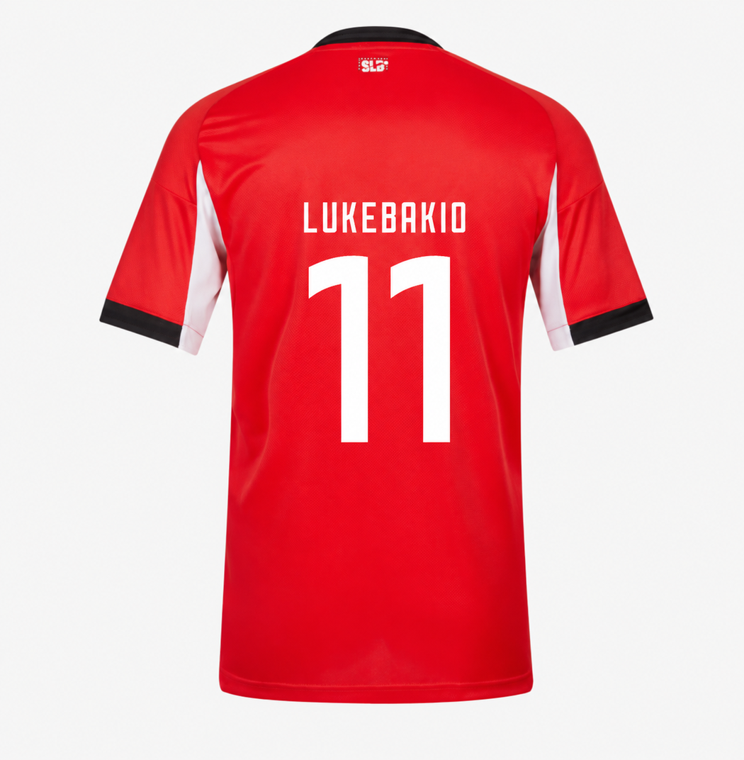 Jersey Benfica 25/26 Home #11 Lukebakio
