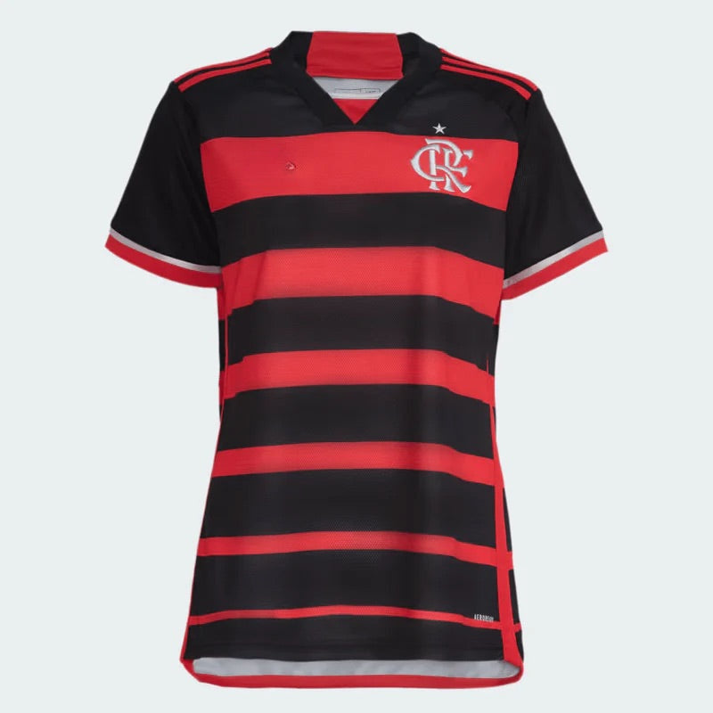 Jersey Feminina Flamengo I 24/25 - Rubro Negro
