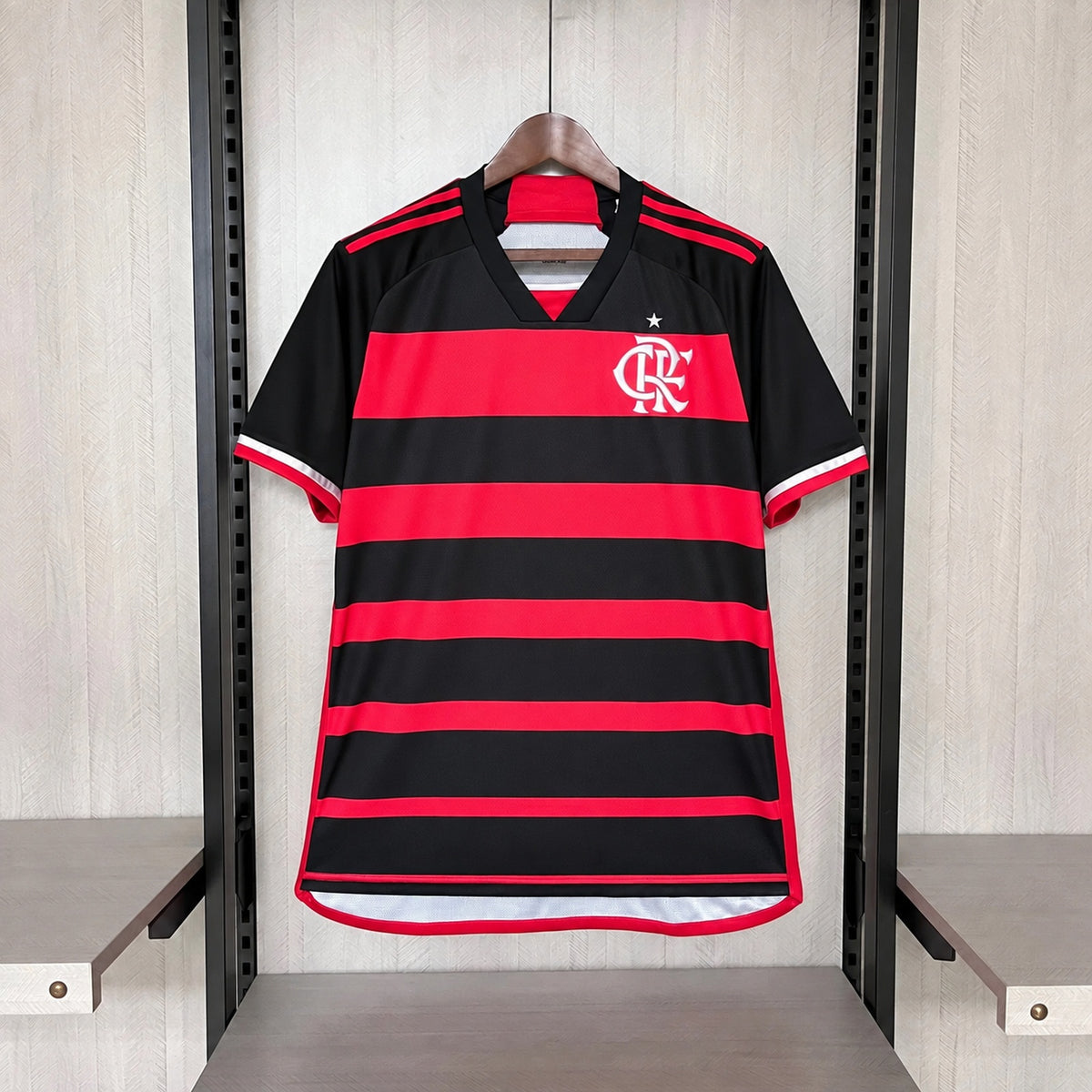 Jersey Flamengo Home 24/25 Torcedor Masculina - Todos os Patrocínios