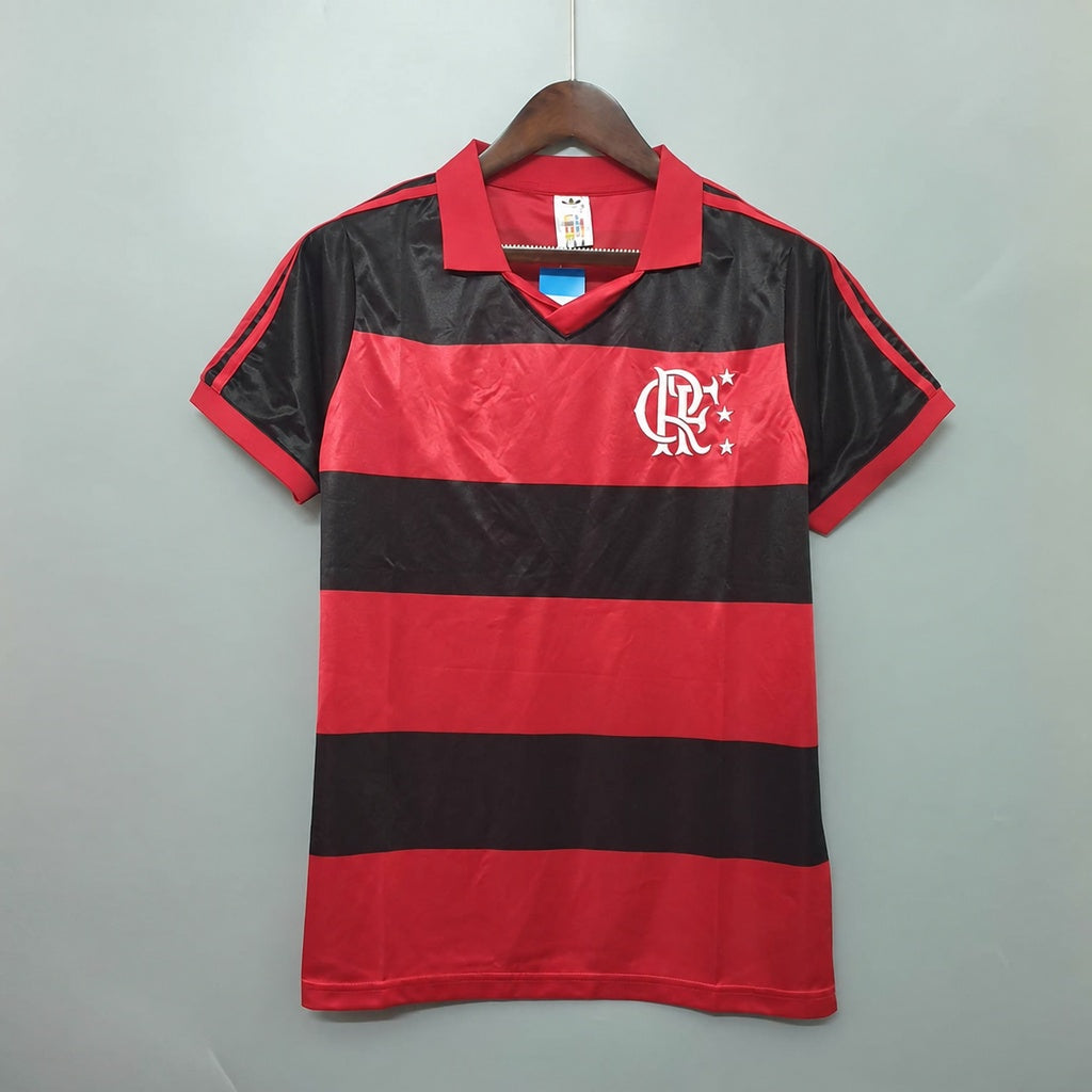 Jersey Flamengo Retrô 1990 Vermelha e Preta