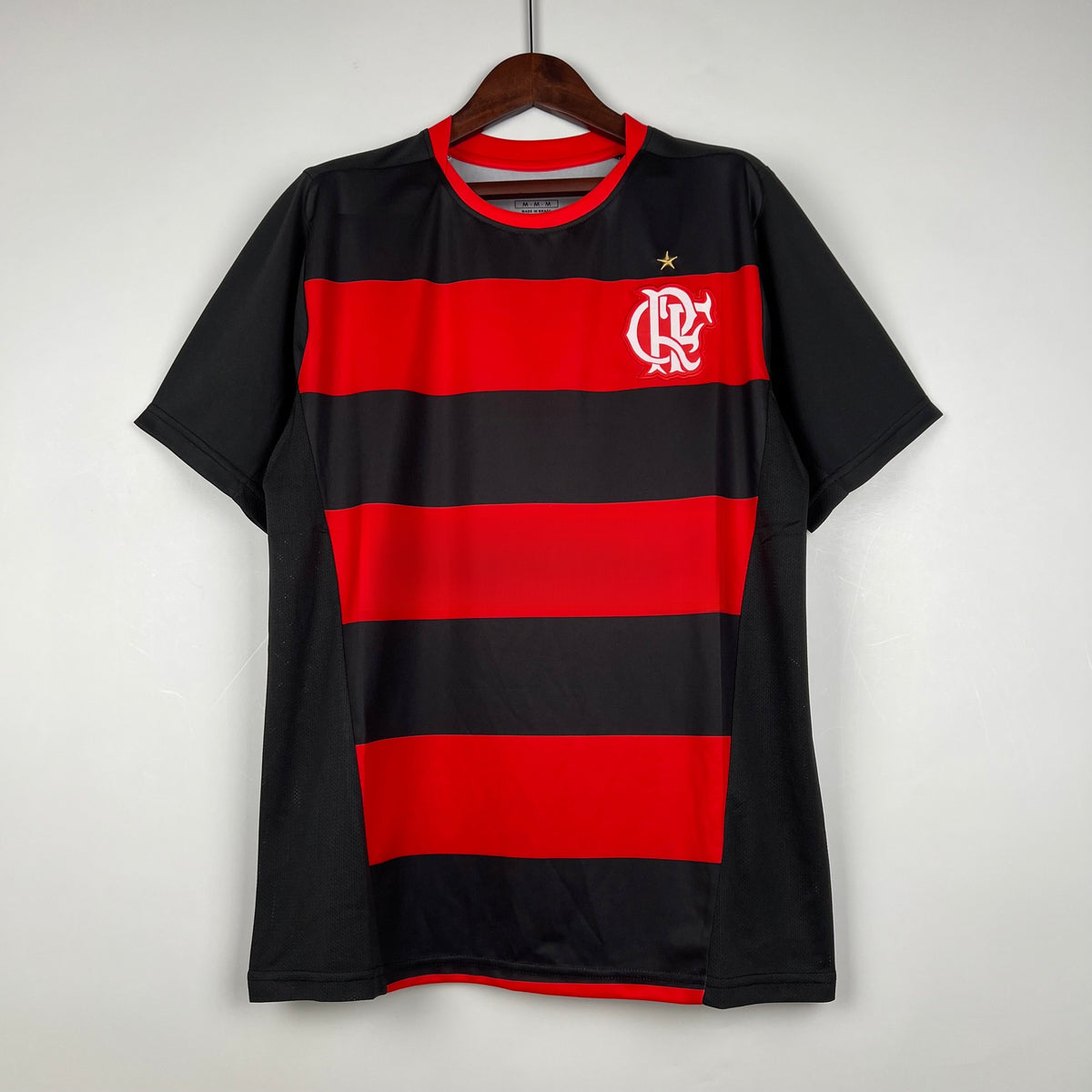Jersey Flamengo Retrô 2002 Vermelha e Preta