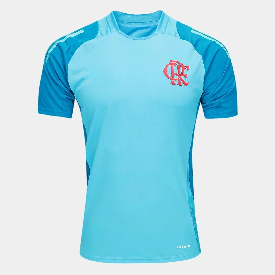 Jersey Flamengo Treino 25/26 Azul e Vermelho