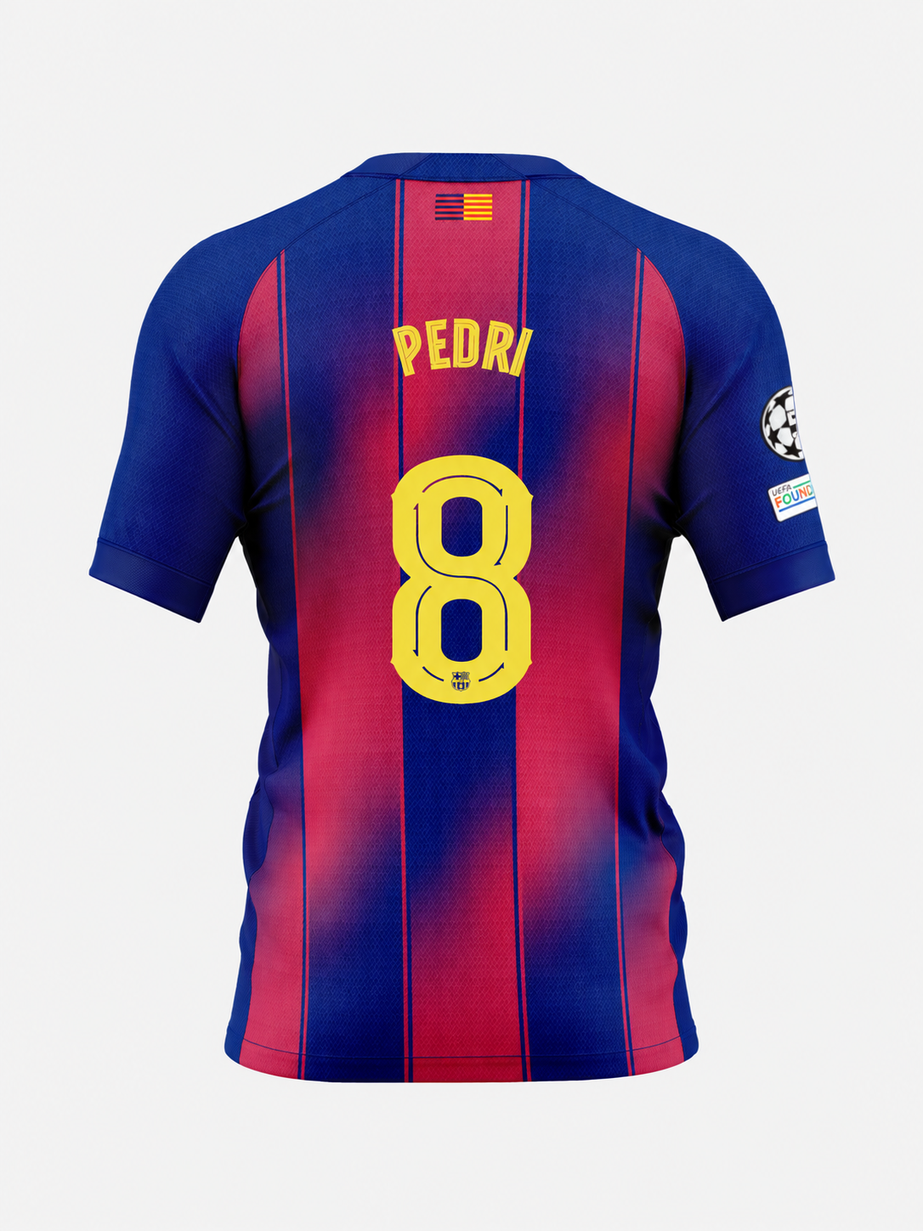 Jersey Home FC Barcelona 25/26 #8 PEDRI