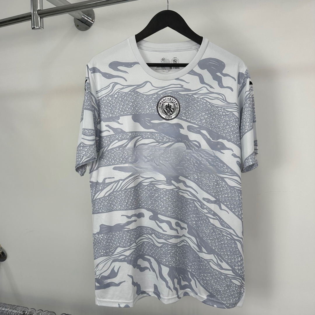 Jersey Manchester City “Ano do Dragão de Madeira” 24/25 s/n° Torcedor Masculina - Gray