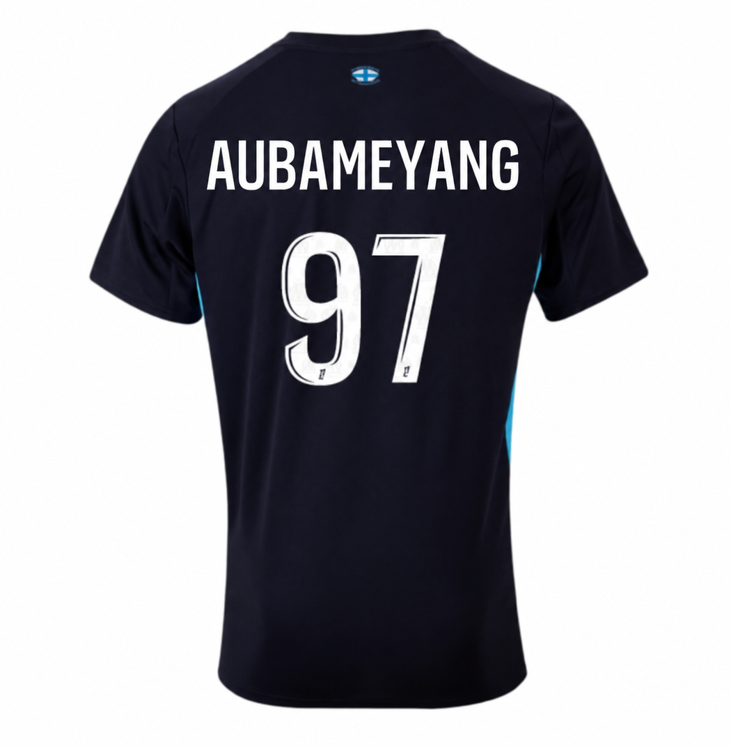 Jersey Marseille 25/26 Away #97 Aubameyang