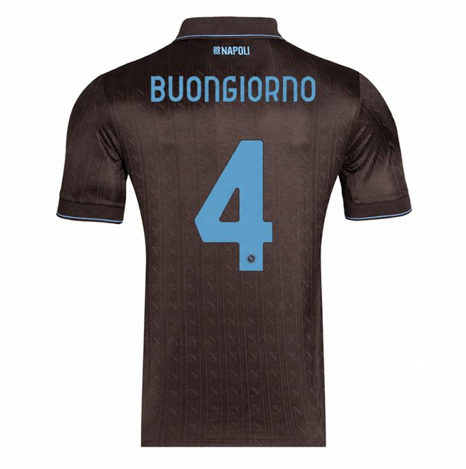 Jersey Napoli 25/26 Third #4 Buongiorno