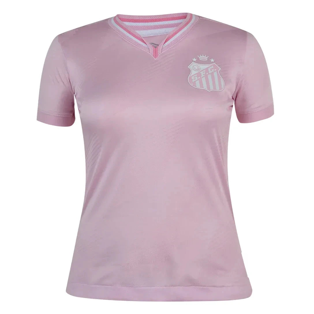 Jersey Santos Feminina Outubro Rosa 24/25 - Rosa