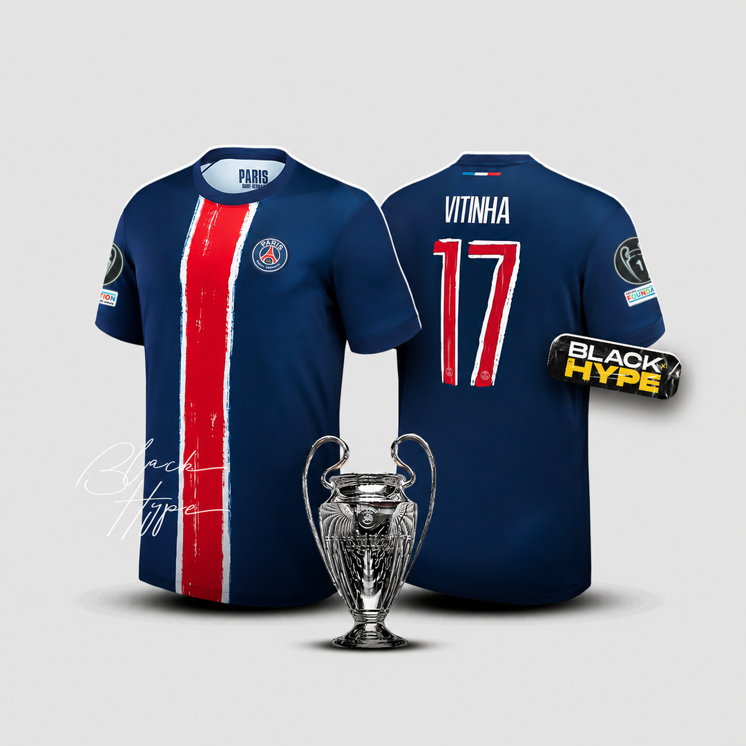Jersey Vitinha PSG 24/25 Home - Champions League