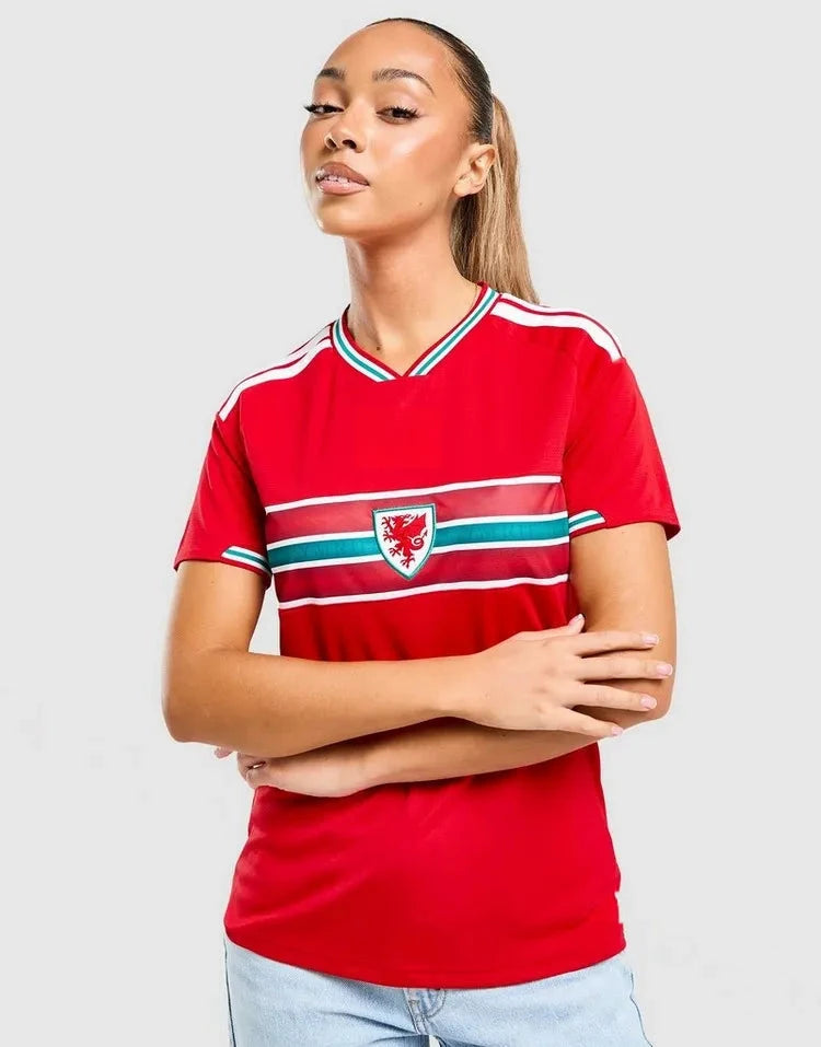 Jersey Wales Feminino 2026 Home WorldCup