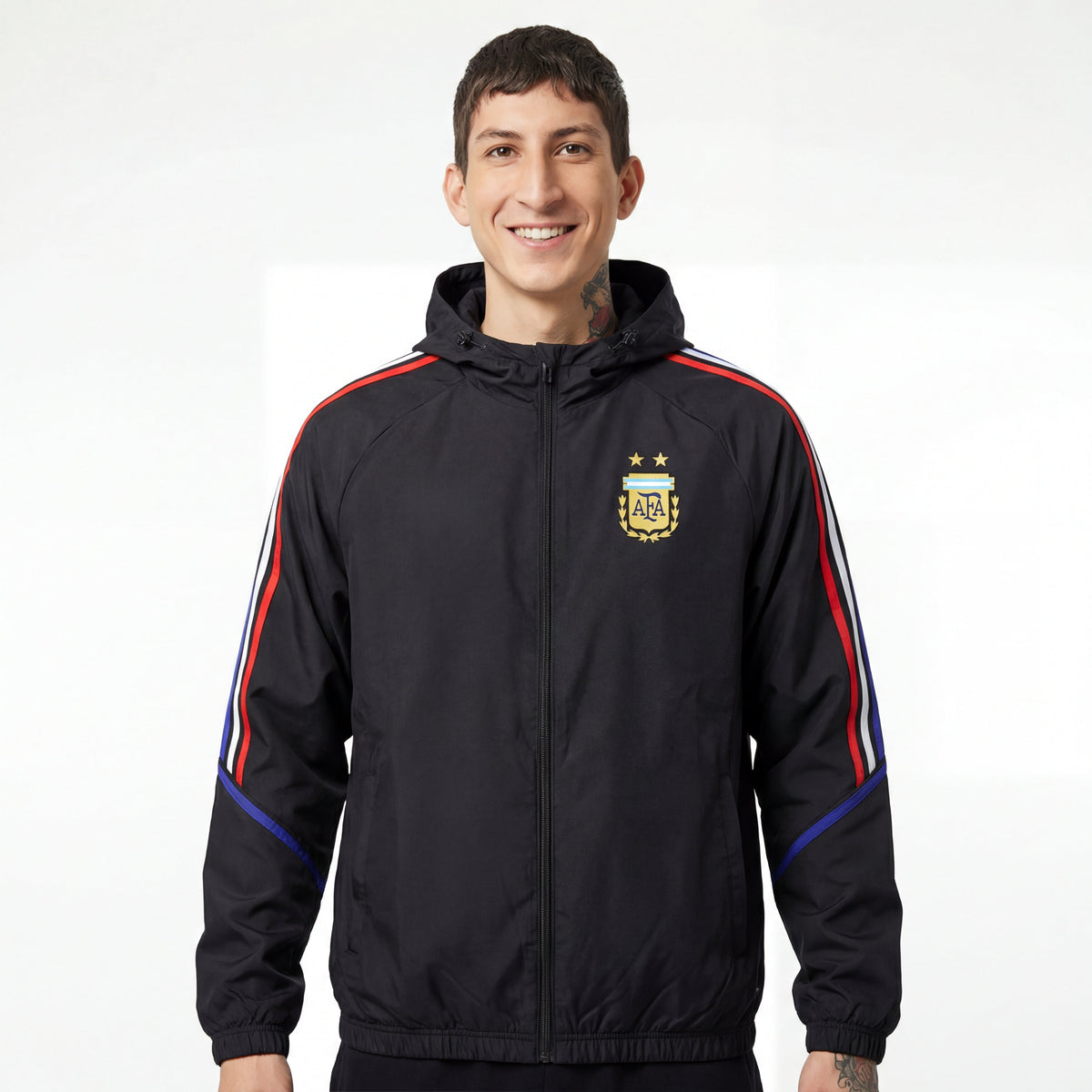 Windbreaker Argentina 24/25 - Black and Red