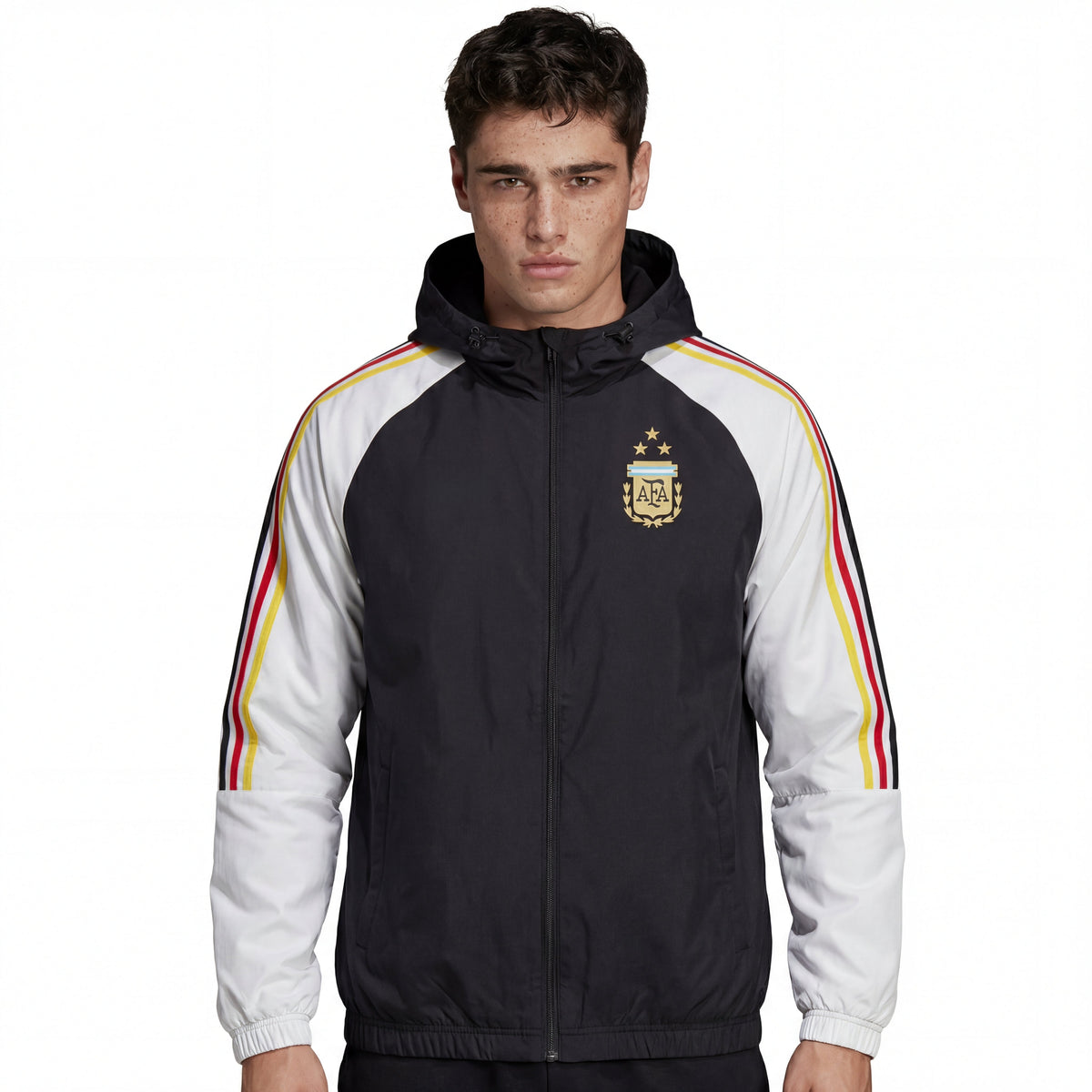 Windbreaker Argentina 24/25 - Preto e Branco
