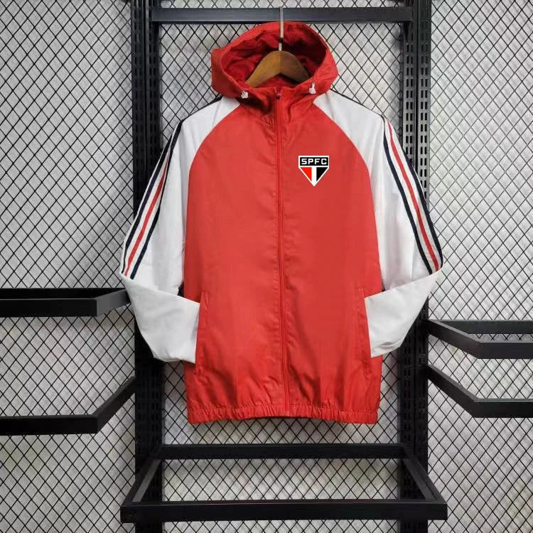 Windbreaker São Paulo 24/25 - Branco e Vermelho